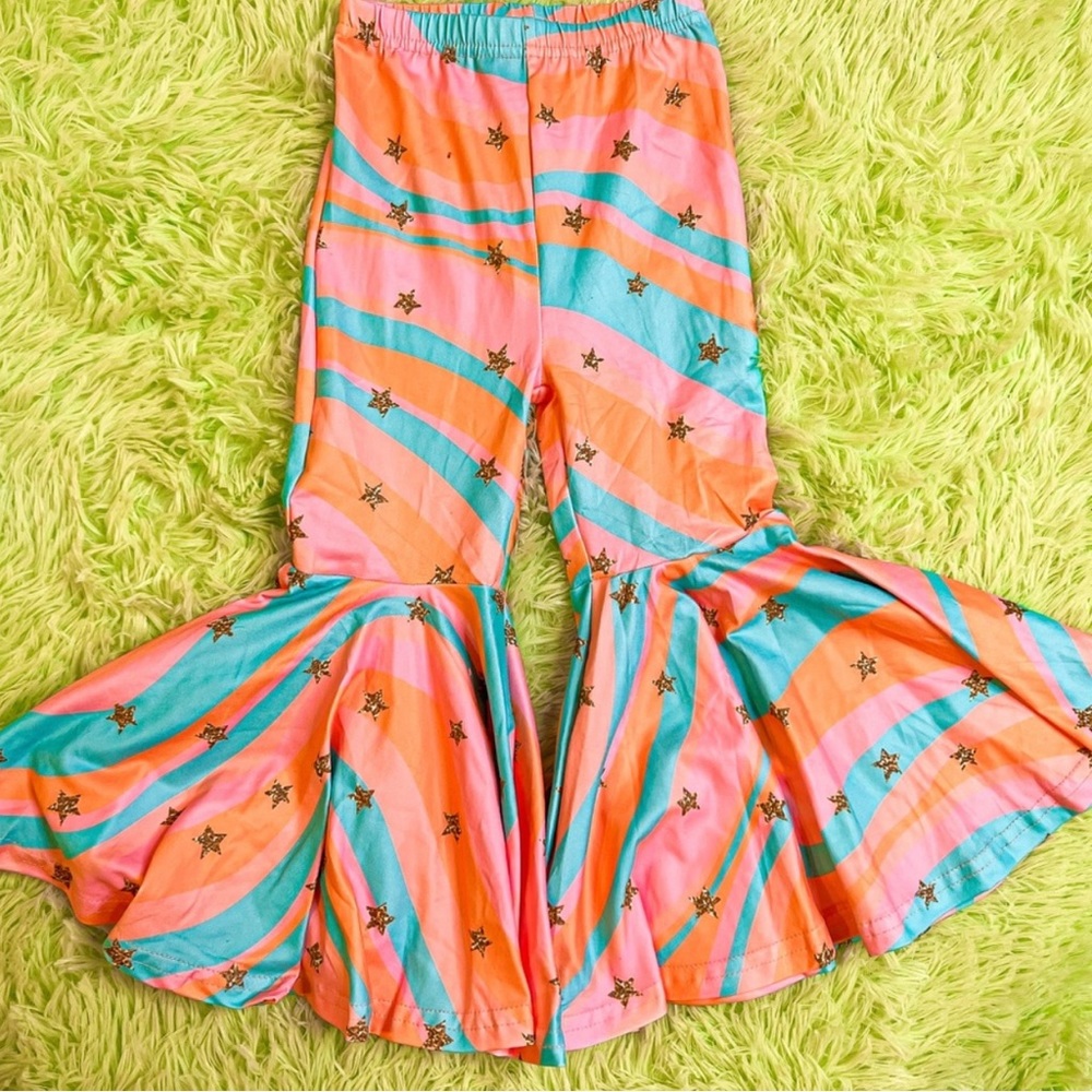 Star oversized bell bottoms